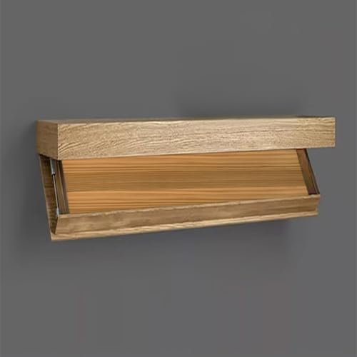 MagicFlap Designer Regal mit Geheimfach, Verdecktes Schweberegal Wandregal Aufbewahrungsregal Verstecktes Fach für Wohnzimmer oder Büro