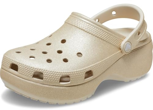 Crocs Women's Classic Platform Glitter Clog W Clog