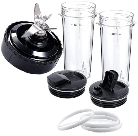 Blender Replacement Parts,Compatible for Nutri Ninja,5 Fins Extractor Blade Accessories,Compatible for Ninja QB3000 QB3000SSW