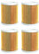 PJFXUIZ Filtro Olio per Moto 1/2/4 Pezzi per Yamaha CP250 CP 250 per Morphous per Majesty YP250 YP 250 per Grand YP400 per Xmax YP 400 per X-Max 04-19(4pcs-Yellow)