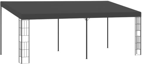 SKM Belvédère Mural 3x6 m Anthracite Tissu,Maison & Jardin,Pelouses & Jardins,Vie en extérieur,Structures extérieures,Auvents & abris,Anthracite,47.85KG,47992