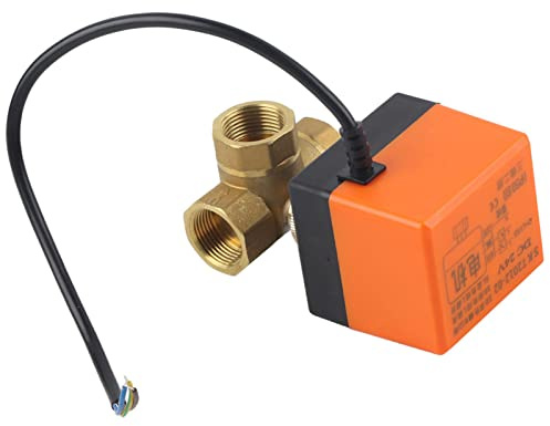Generic 3-Wege-Kugelhahn mit Motor – Zuverlässig und Energiesparend – Geeignet für Klimaanlagen mit 24 V Gleichstrom – Ideal für Gebläsekonvektoren und Wasserkontrollsysteme