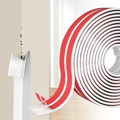 Selbstklebend Kantenschutz Leisten, 3.3mx 2cm | Flexible Multifunktion Zierleisten Selbstklebend,Wasserdichte Rolle,Einfach Schneidbar Für Türen,Fenster,Fliesen,Küche