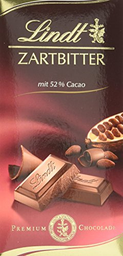 Lindt & Sprüngli Zartbitter-Tafel, 5er Pack (5 x 100 g)