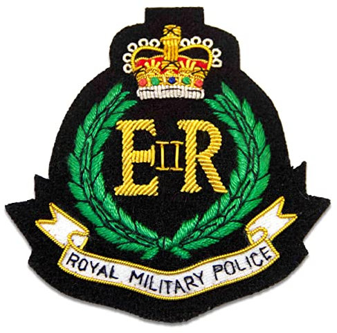 Insignia de la chaqueta del regimiento de la policía militar real