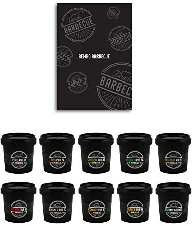 BEMBO BBQ RUB - Grande Sélection - Mélanges d'épices pour Barbecue - Bembo Barbecue Spices & Rub