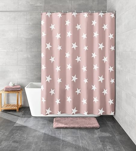 Kleine Wolke Cortina de Ducha Nova, 180 x 200 cm, Rosa Vieja