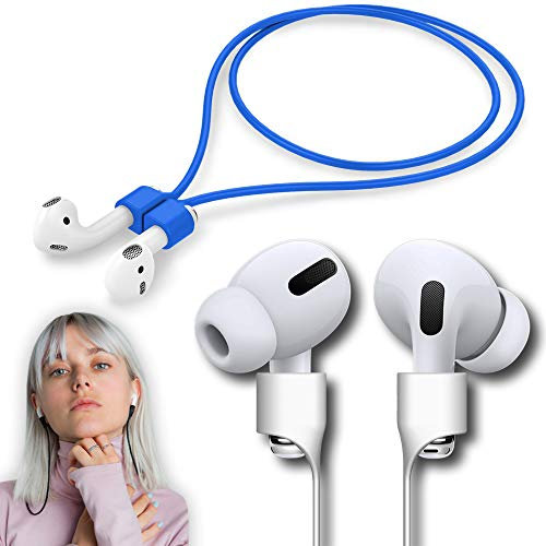 US Bro Airpods Sportsaite mit magnetischem Gurt, sehr stark, für Airpods 2/1 Small blau