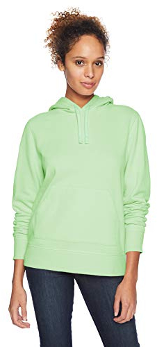 Amazon Essentials Damen Fleece-Kapuzenpullover in normaler Passform (in Übergröße erhältlich), Kräftiges Minzgrün, S