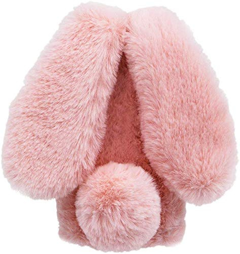 Xifanzi Coquille de Lapin pour iPod Touch 5 6 7 Fluffy Doux Lapin Fluffy Soft Étui Peluche Lapin Coque Femmes Girly Couverture Chaud Housse Mignonne Velu Phone Shell pour iPod Touch 5 6 7,Rose