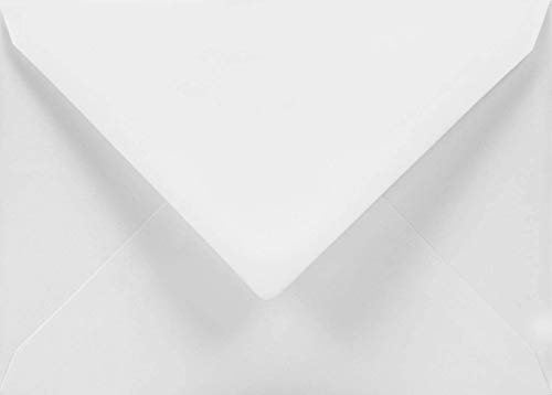 Netuno 25 Briefumschläge Weiß DIN C5 162 x 229mm 120g Aster Smooth White Briefhüllen ohne Fenster nassklebend edel für Einladungs-Karten Geburtstags-Karten Glückwunsch-Karten Hochzeit Taufe