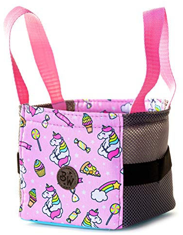 BAMBINIWELT Musikbox-Tasche, Transporttasche für Hörwürfel z.B. Toniebox und Tigerbox Touch, Halterung für Tonies,KLEIN (Modell 20)