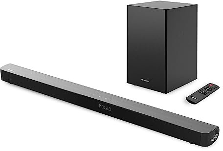 Hisense Barra de Sonido HS212F 2.1 Home Theater System/120 W/Subwoofer inalámbrico/Bluetooth/Negro