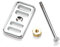 Astini, RAK, Rangemaster, Caple Chrome Square Ceramic Sink Overflow Cover Plate