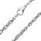 Paula & Fritz® Edelstahl Hals-Kette Damen Silber 435-mm Lang 2,8-mm Breit ca 3-Gramm Herren-Kette Hals-Schmuck Doppel-Ankerkette Frauen Männer-Ketten