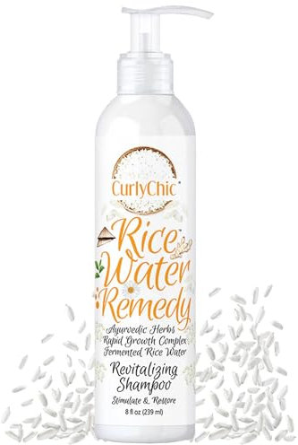 Curly Chic Ricewater Revitalizing Shampoo 8 oz