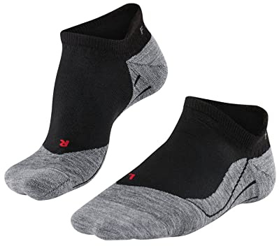 FALKE Damen Laufsocken RU4 Endurance Cool Invisible W IN Funktionsgarn Antiblasen 1 Paar, Schwarz (Black-Mix 3010), 35-36