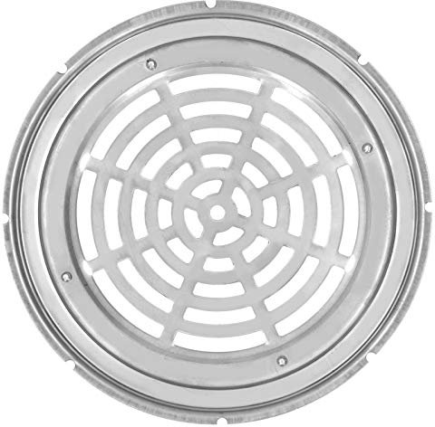 8.7 inch Universal Main Drain Cover, Stainless Steel Main Drainer Part, Main Drain Cover Replacement for Pool Drainage System Accessory