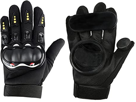 Hellery 2X Skateboard Standard Longboard Downhill Sliding Gloves, Impact Handgelenkschutz Schutzausrüstung für Skating Skateboard Skifahren