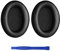 Ersatz-Ohrpolster für Sony WH-1000XM3 Kopfhörer, mit Soft-Touch-Leder, geräuschisolierendem Memory-Schaum und zusätzlicher Dicke (Schwarz)
