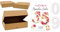 SCRAP COOKING - Lot de 2 Boites à Gâteaux - Carton Kraft Alimentaire Recyclable - 32 x 32 x 8 cm & Kit Moules Number Cake - Chiffres 0 à 9 - Hauteur 28 cm / 11 pouces - Avec Recettes - 3927