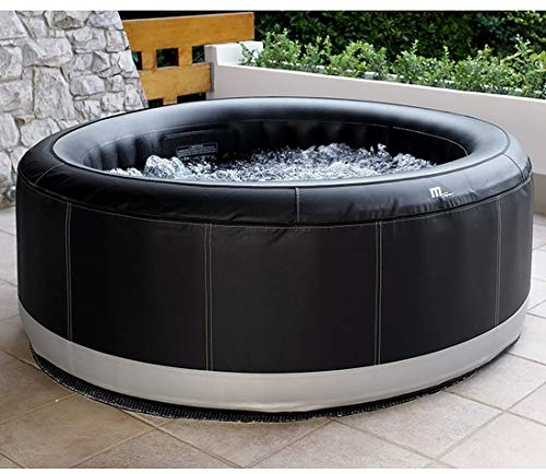 Bagno Italia Mini-Whirlpool, aufblasbar, 204 cm, rund, 138 Strahlen, 6 Ozon-Therapie, Entspannung, Spa, Garten