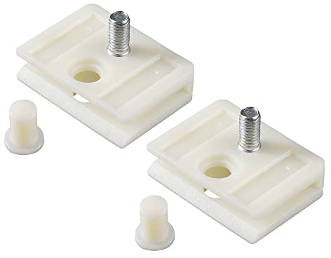 A ABSOPRO Vetro Canale Fermo Clip Per Volkswagen Golf 20-25 1Pc | 41x30x11mm (1.61x1.18x0.43), Diametro Foro 7mm (0.28), Filettatura M6x1.0, Compatibile Con La Maggior Parte Di Veicoli
