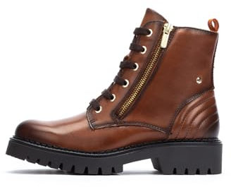 Pikolinos Flache Stiefeletten in Leder Aviles für Frauen Farbe Marrón