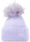 QUEEN HELENA Wintermützen Fellhut mit Weichem Fell Cloche Warme für Damen CP304 violett, One Size