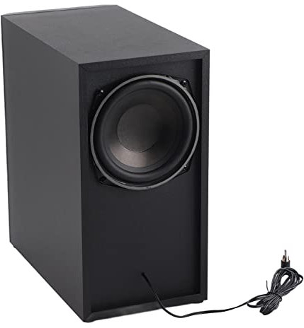 Potente de Subwoofer de Madera para Cine en Casa, TV, Computadora, Hecho de Material de Madera Espesa, Textura Artística y Cómodo de Usar