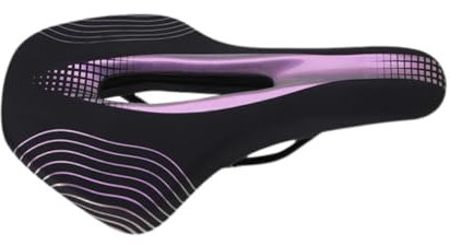 Oshhni Rennrad Sattel Fahrradsattel Fahrradsitzkissen, Lila