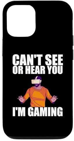 Hülle für iPhone 12/12 Pro Coole Virtual-Reality-Kunst für Männer Jungen Kinder VR Brille Gaming