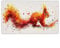 LUESUAYN Squirrel XXL Speed Gaming Mouse Pad Red Mouse Mat - 700x300x3 mm - XXL Mousepad - Table Mat Large Size - Desk Mat Improved Precision and Speed- for Office Gamer Home V-W