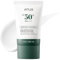ANUA Heartleaf Seidige Feuchtigkeits-Sonnencreme SPF 50 PA++++, Koreanischer Sonnenschutz fürs Gesicht, Make-up Basis, mit Niacinamid, ohne Duftstoffe, minimaler Weißschleier, 50ml