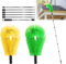 Gutter Cleaning Tools Telescopic - 10.5Ft Long Gutter Cleaning 8-Section Pole with 2Pcs Brushes,Gutter Cleaner Ability to Easily Clear Roof Leaves,Debris,Gutter,Hanging Light,Bungalow