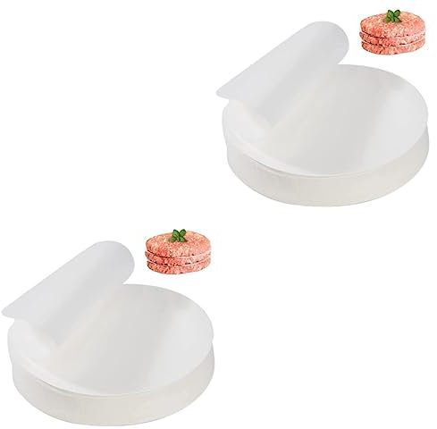 COLLBATH 400pcs Thickened Burger Paper Multi-Functional Grill Pan Paper Non-Stick Baking Sandwich Wrapping