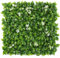 LUWENER Artificial Plant Living Wall Panels,1m x 0.5m Grass Plant Wall Panel Greenery Privacy Living Wall Fence Screening Home Garden Backdrop for Indoor Outdoor Home(2pcs,50 * 50cm with flower)