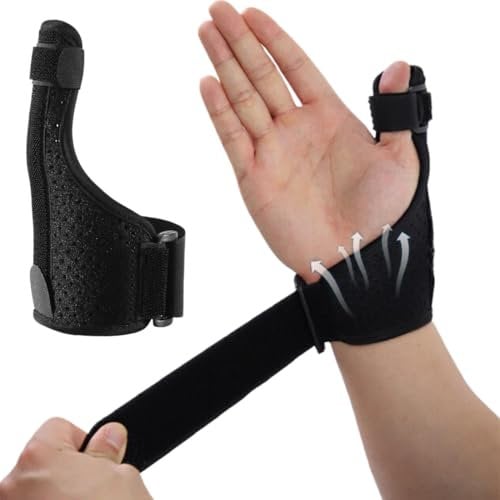 Férula Para el Pulgar, Muñequera Pulgar, Ferula Tunel Carpiano, Soporte para Pulgar, Muñequera Pulgar, Estabilizador de Pulgar para Artritis, Tendinitis, Alivio del Dolor del Túnel Carpiano