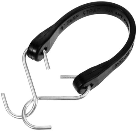 Gatuida Tarp Strap Gummiband Wetterfest Und Flexibel Mit Starken Haken Für LKW Und Boote Für Sicheres Transportieren Von Ladung