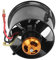 FLEXMAN 3500KV QX Motor 70mm EDF Set, 1000W 75A Brushless Motor with 6 Blade Ducted Fan for RC Airplane