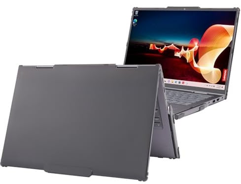 mCover Case Only Compatible for 2024~2025 14 Lenovo ThinkPad X1 2-in-1 (Yoga) Gen 9 Series Windows Notebook PC (NOT Working with Other Lenovo Models)- Black