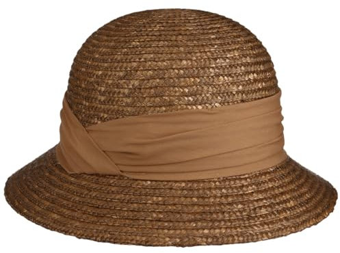 Seeberger Minalea Strohhut Glockenhut Sonnenhut Sommerhut Damenhut Damen - Frühling-Sommer Sommer - One Size braun