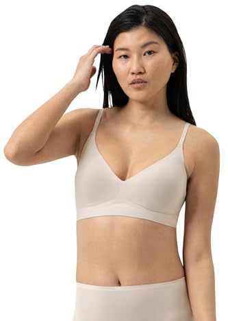 Mey Damen Triangle-BH: Bralette-Form, Bügellos, Glatte, bezogene Pads, verstellbare Träger, Extra flache Nähte, geklebt, Serie Simply Better Invisibles