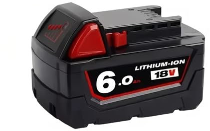 12000mAh Replacement Lithium Battery 18V. Compatible with Milwaukee M18 XC 48-11-1860 48-11-1850 48-11-1840 48-11-1820 48-11-1815(6000mAh)