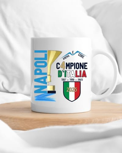 Generico Tazza MUG Napoli Campione D'italia 2025 4° scudetto