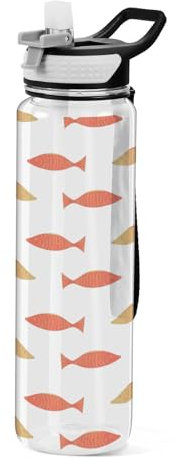 Botella de agua de 1 litro, diseño a prueba de fugas, sin BPA, botella de plástico Tritan para escuela, oficina, gimnasio, ciclismo