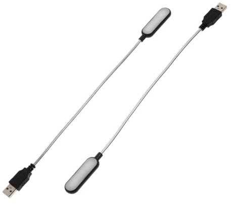KOMBIUDA 2stücke Usb Laptop Lampe Tragbare Leselampe Mit Usb Stromversorgung Weiße Led Kompakt Und Flexibel Für Reisen Büro Und Zuhause
