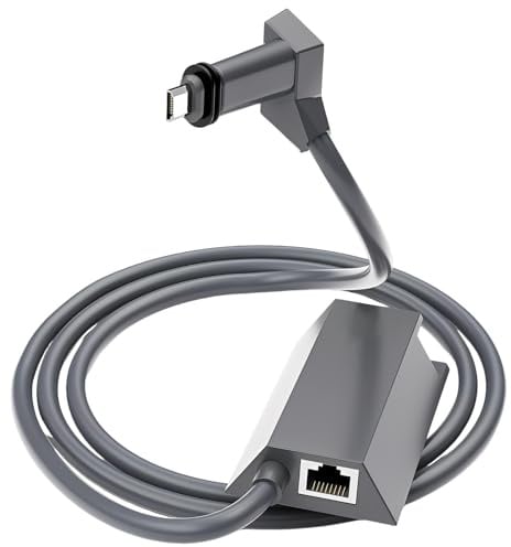 LICAEVEY Gen 2 Ethernet Adapter, Fast & Stable Internet Connection with RJ45 Gigabit for Rectangular Satellite V2, Easy Installation Wired External Network Kit