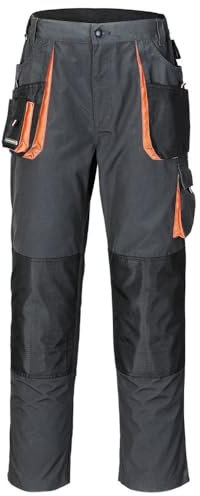 Terratrend Job Arbeitshose - Bundhose in Dunkel Grau,Schwarz,Orange, 54