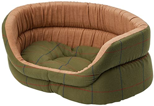 Danish Design Hunter Tweed Brown Machine Washable Dog/Puppy Slumber Bed 18 Inch